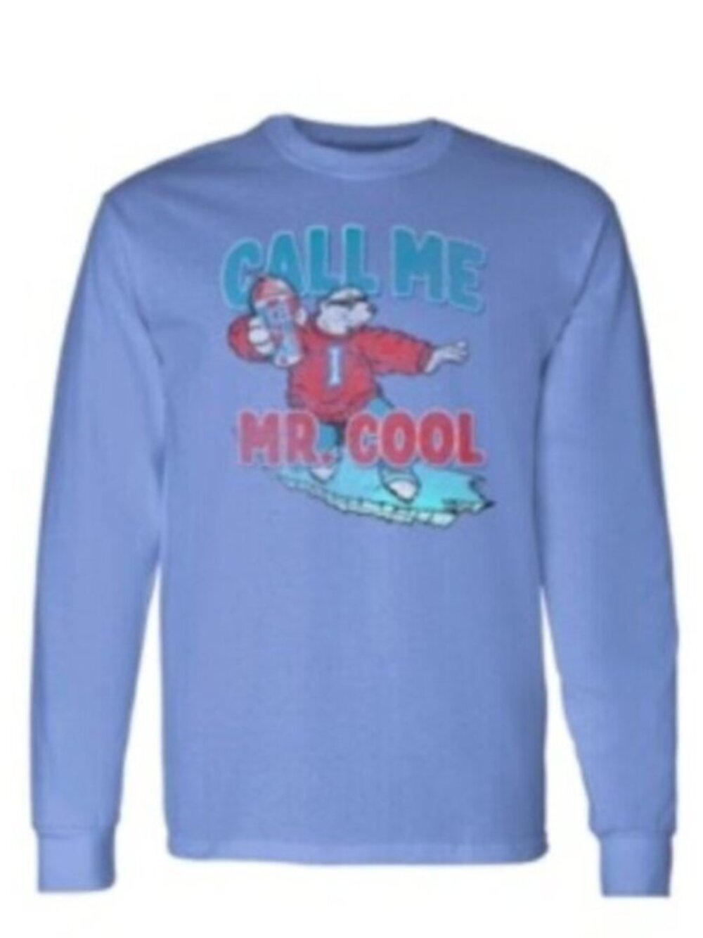 Call Me Mr. Vintage ICEE Polar Bear Men's Long Sleeve Shirt